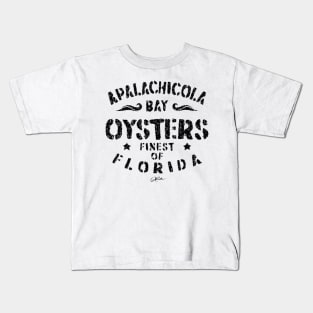 Apalachicola Bay, Florida - Oysters Kids T-Shirt